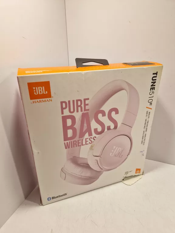 SŁUCHAWKI JBL TUNE 510 PUD RÓŻOWE