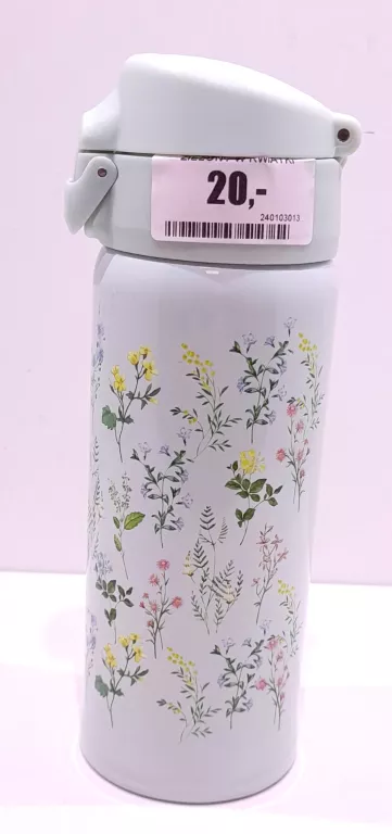 KUBEK TERMICZNY KOLOROWE KWIATY