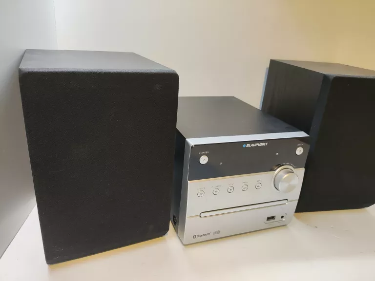 MINI WIEŻA BLAUPUNKT MS12BT + 2X GŁOŚNIK + PILOT