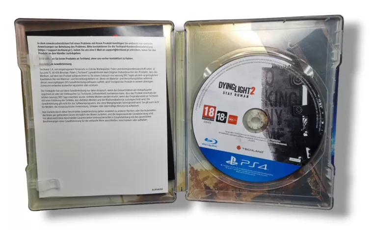 GRA PS4 DYING LIGHT 2 STAY HUMAN STEELBOOK