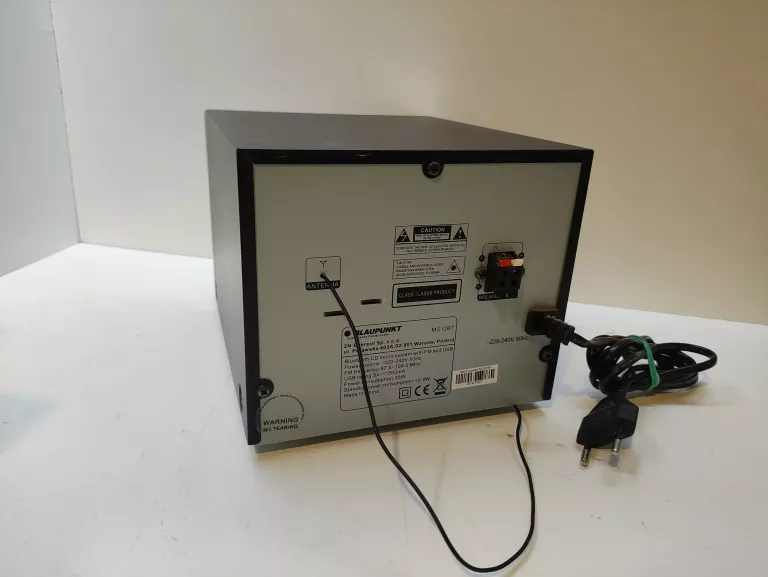 MINI WIEŻA BLAUPUNKT MS12BT + 2X GŁOŚNIK + PILOT
