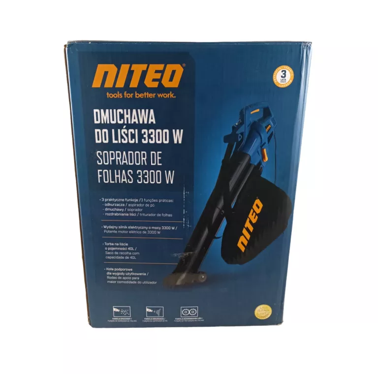 DMUCHAWA DO LIŚCI 3300W NITEO TOOLS