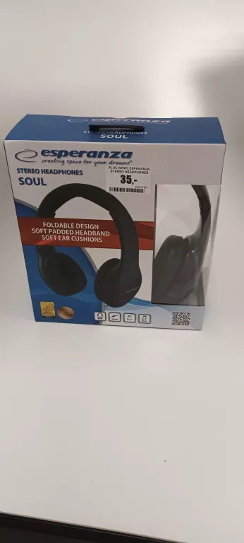 SŁUCHAWKI ESPERANZA STEREO HEADPHONES SOUL