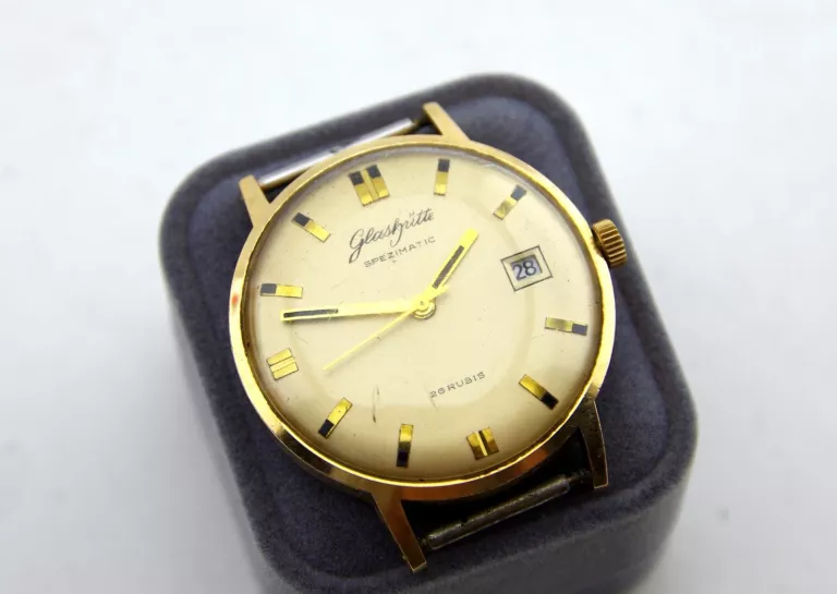 CUDNY ZEGAREK GLASHÜTTE GUB SPEZIMATIC AUTOMATIC 26 RUBIS FAJNY STAN