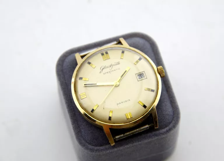 CUDNY ZEGAREK GLASHÜTTE GUB SPEZIMATIC AUTOMATIC 26 RUBIS FAJNY STAN