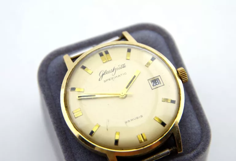 CUDNY ZEGAREK GLASHÜTTE GUB SPEZIMATIC AUTOMATIC 26 RUBIS FAJNY STAN