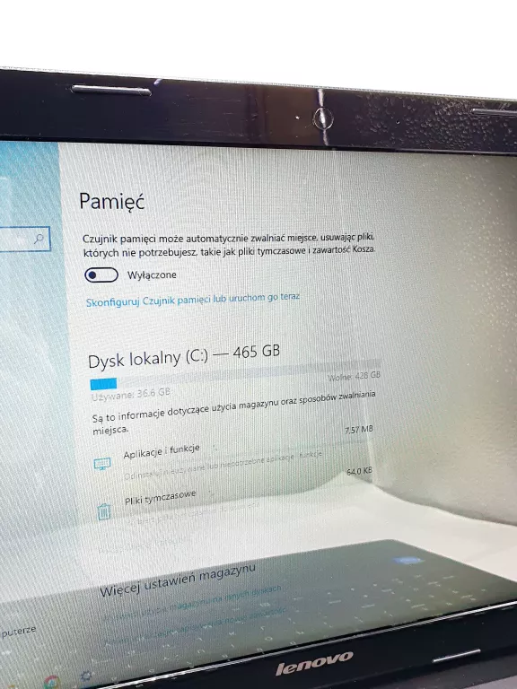 LAPTOP LENOVO G50-30 4GB/500GB/ ZASILACZ