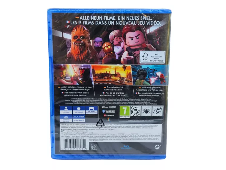 GRA PS4- LEGO STAR WARS THE SKYWALKER SAGA (DE) (FOLIA)