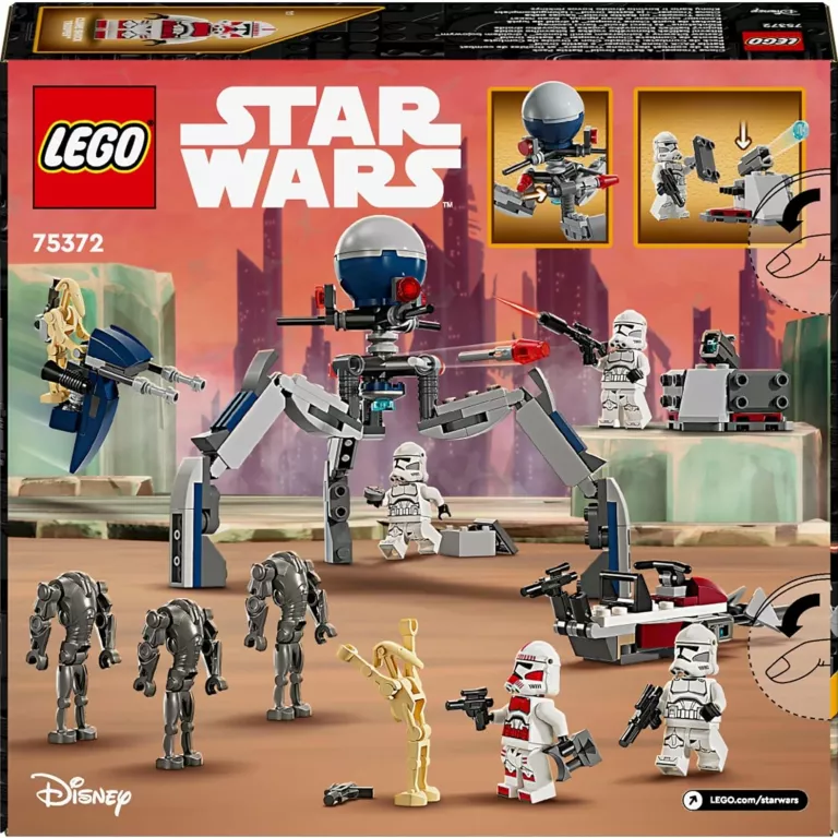 LEGO STAR WARS 75372 PAKIET BOJOWY CLONE TROOPER I BATTLE DROID