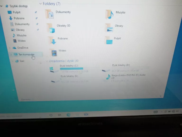 LAPTOP EMACHINES E520 2GB/160GB