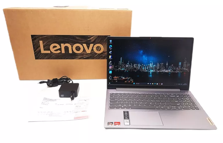 LAPTOP LENOVO IDEAPAD 3-15 RYZEN 5-5500U 16GB 512GB + ŁAD PUD DOK ZAKUPU