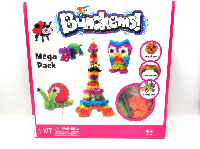 kolorowe-rzepy-bunchems-mega-pack-stan-uzywany