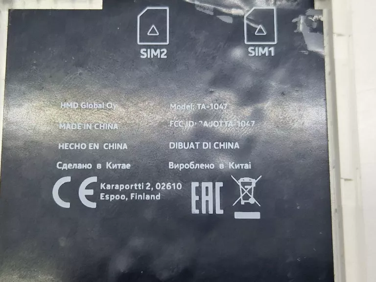 NOKIA 1 TA-1047 8GB/1GB