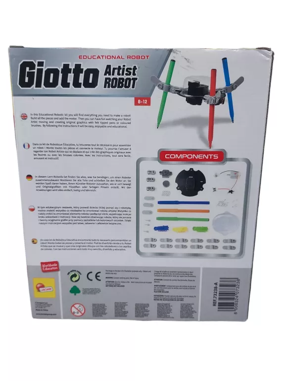 ZABAWKA HI-TECH GIOTTO ROBOT ARTYSTA 3W1 LISCIANI 73238