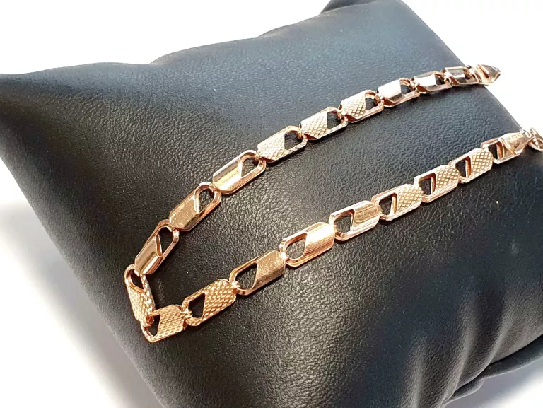PIĘKNA ZŁOTA BRANSOLETKA RÓŻOWE ZŁOTO 585 MIDAS 19CM