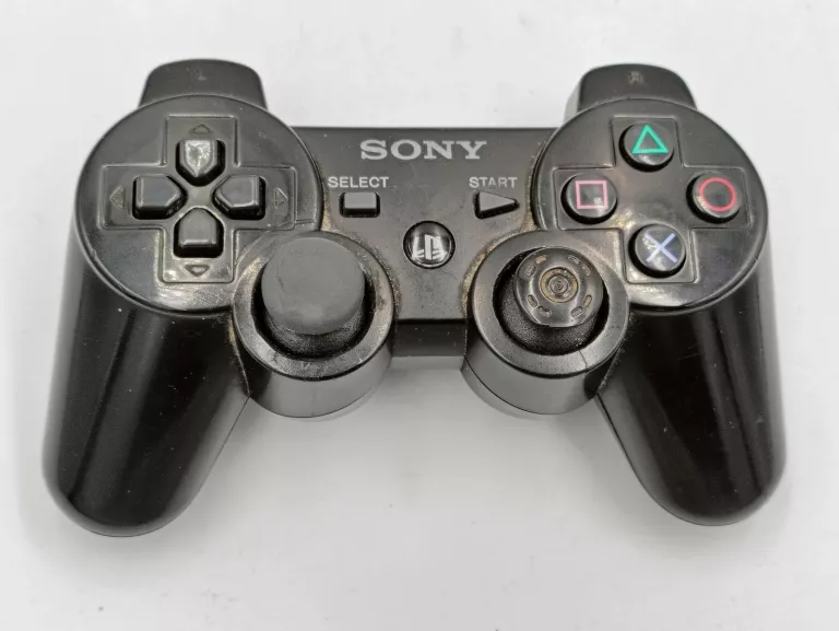 PAD SONY DO PS3 POPĘKANA OBUDOWA BRAK GUMECZKI NA ANALOGU OPIS