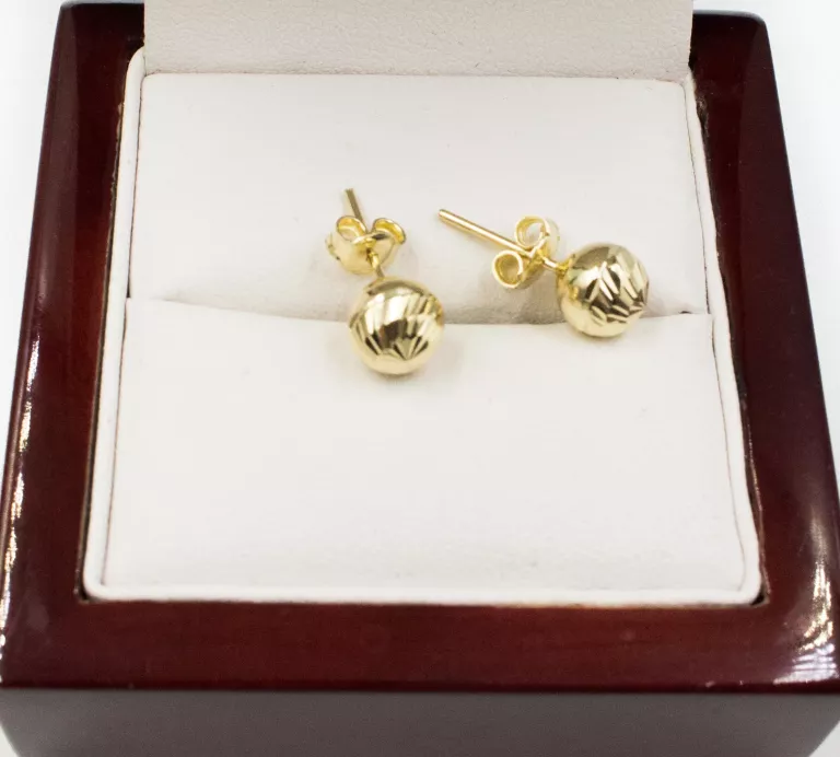 promocja-zlote-kolczyki-zdobione-kulki-na-sztyft-14-k-13g-7-mm-rodzaj-2205-2
