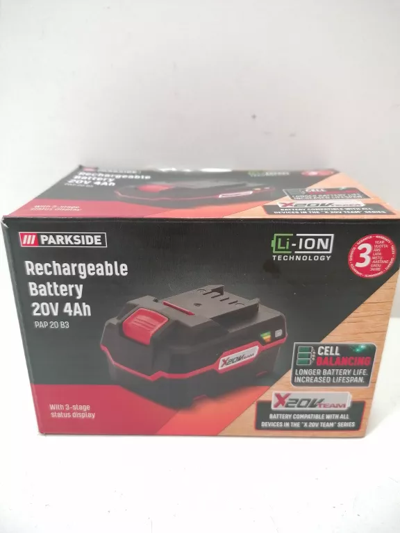 AKUMULATOR PARKSIDE 20V 4AH