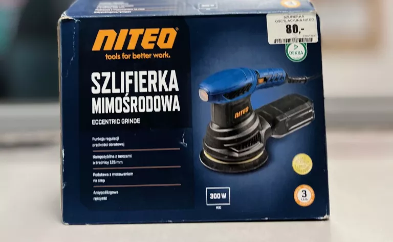 SZLIFIERKA MIMOŚRODOWA NITEO SIECIOWE 300 W 240 V