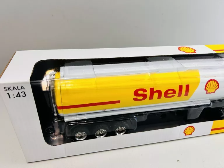 CYSTERNA PALIWOWA SHELL SCANIA MODEL METALOWY 1:43