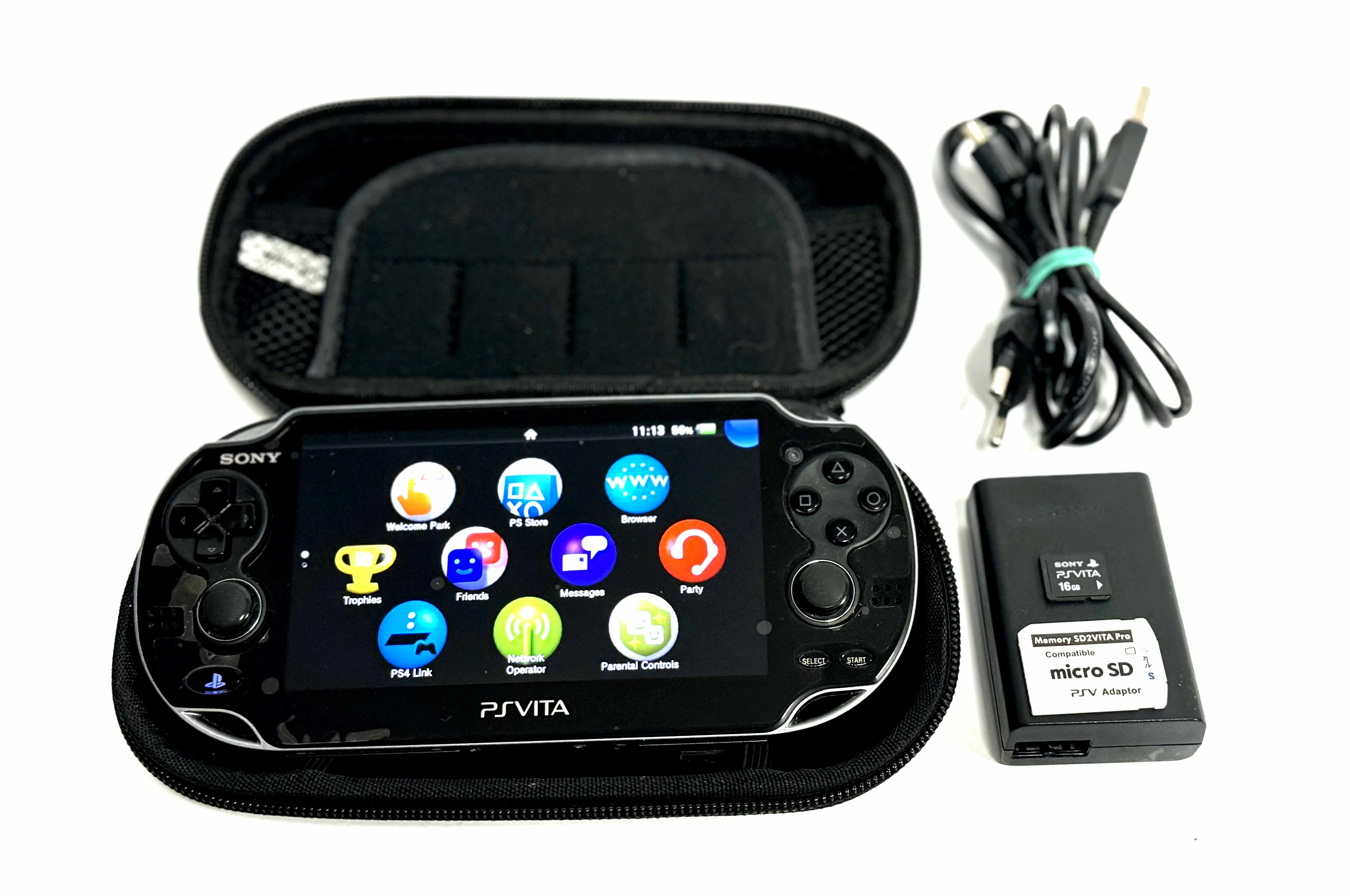 KONSOLA SONY PS VITA PCH-1103 +KARTA 128GB + 16GB | Konsole