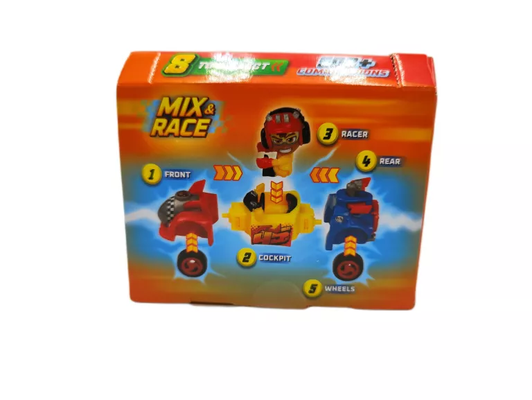 t-racers-color-rush-car-auto-pojazd-niespodzianka-wymienne-czesci-stan-uzywany