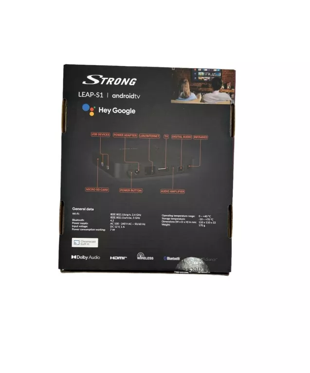 ODTWARZACZ MULTIMEDIALNY STRONG 4K UHD LEAP-S1
