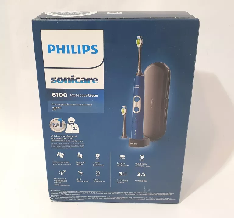 SZCZOTECZKA PHILIPS SONICARE 6100 HX6871/47 GRANATOWA