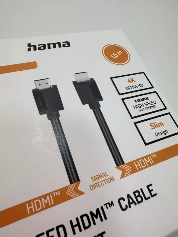 KABEL HDMI HAMA 1,5M HIGH SPEED