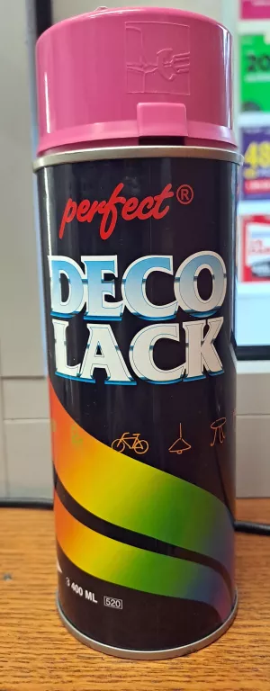SPRAY 400ML RAL 4003 RÓŻOWY POŁYSK DECO LACK PERFECT LAKIER