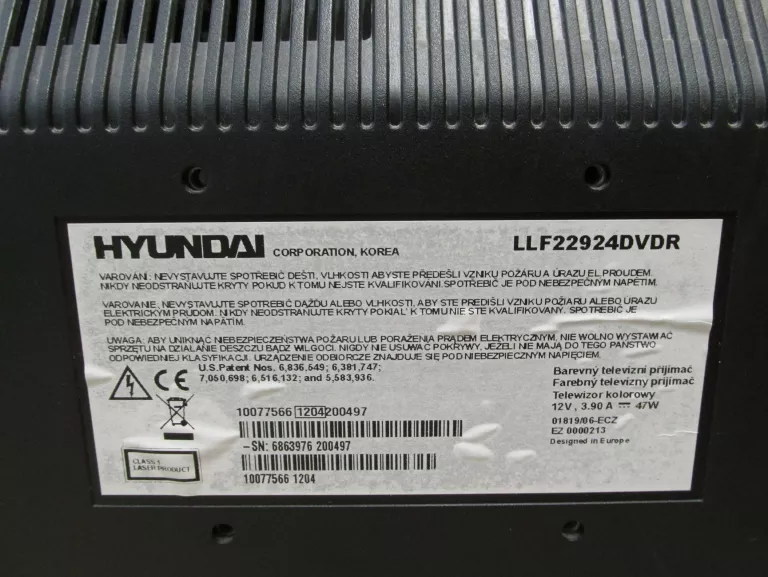 TV/MONITOR HYUNDAI LLF22924DVDR