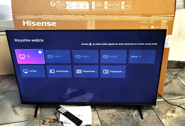 TELEWIZOR HISENSE 43A6K 43" LED SMART TV