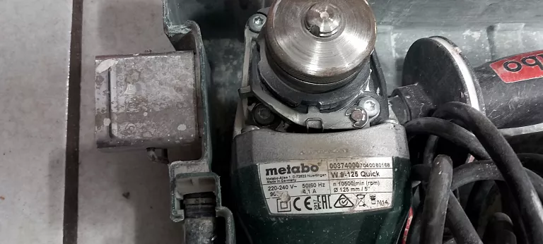SZLIFIERKA KĄTOWA METABO W9-125 QUICK