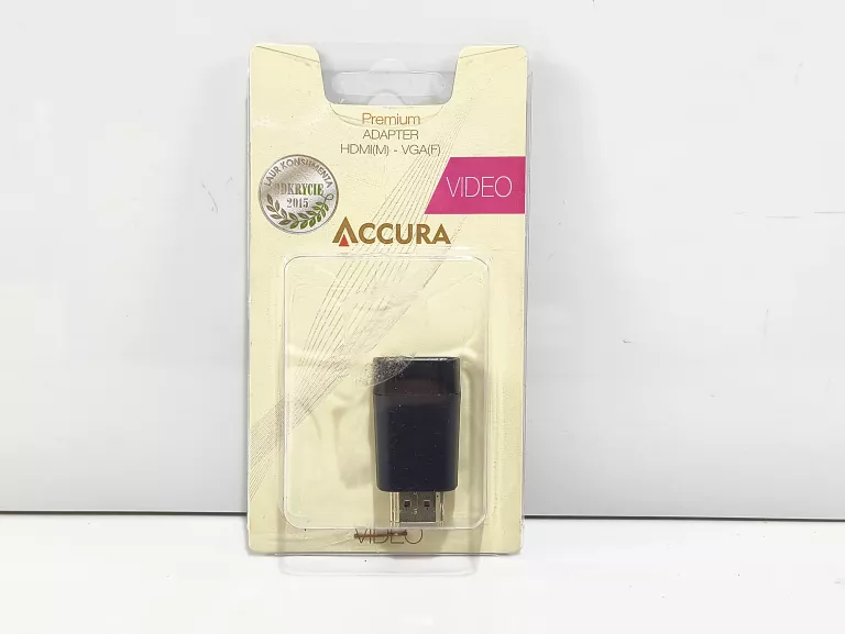 ADAPTER HDMI - VGA ACCURA ACC2152 CZARNY