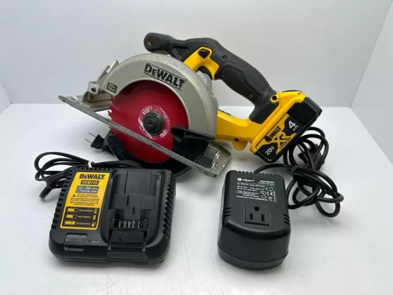 PILARKA TARCZOWA AKUMULATOROWA DEWALT DCS 393 + ŁAD + AKU