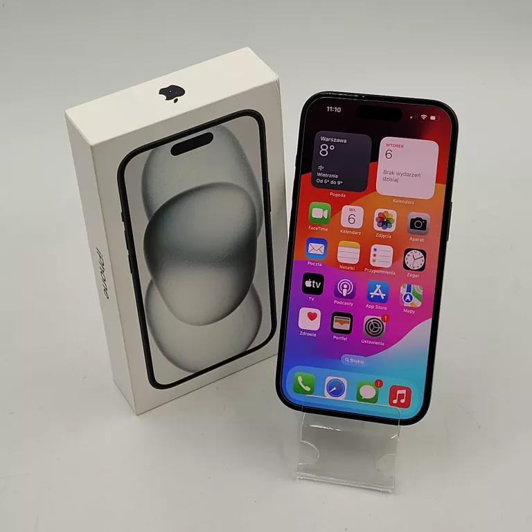 TELEFON APPLE IPHONE 15 KONDYCJA BAT. 100% 6GB/256GB OPIS!!!