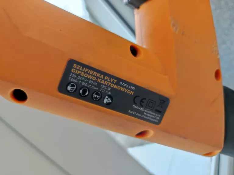 SZLIFIERKA DO GIPSU RIWALL PRO DZIDA 1500