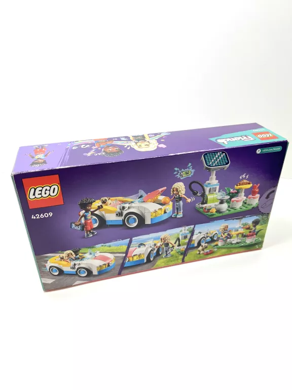 LEGO FRIENDS 42609 SAMOCHÓD ELEKTRYCZNY I STACJA ŁADUJĄCA