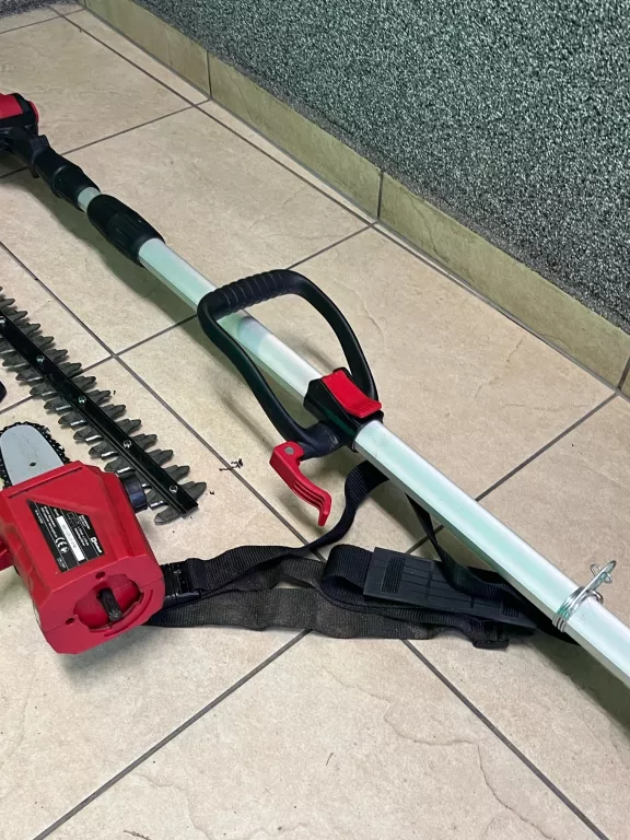 NOŻYCE NA WYSIĘGNIKU EINHELL GE-HH 18 LI T+ PIŁA DO GAŁĘZI AKU ŁAD