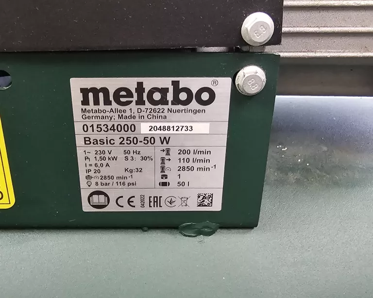 KOMPRESOR METABO BASIC 250-50 W 01534000