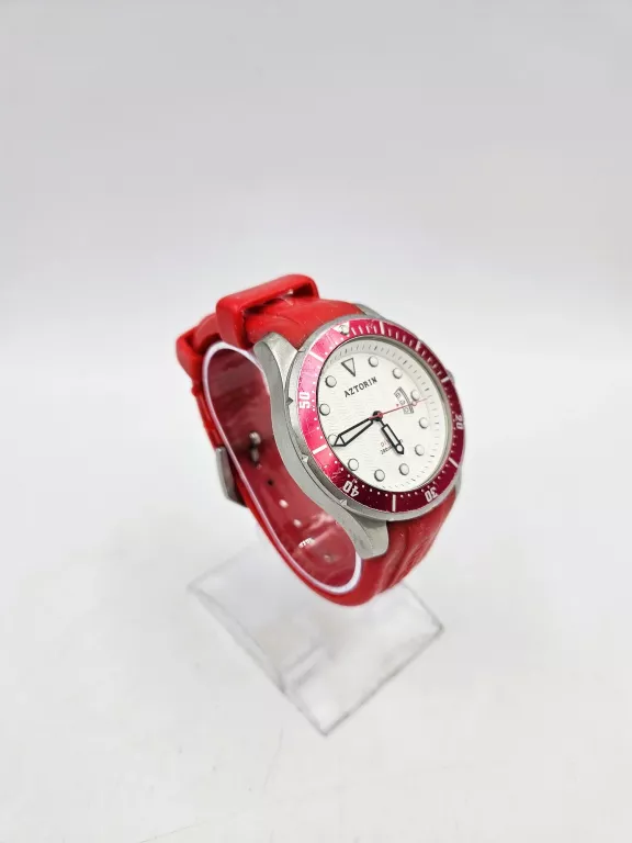 ZEGAREK AZTORIN A038.G159 CZERWONY PASEK
