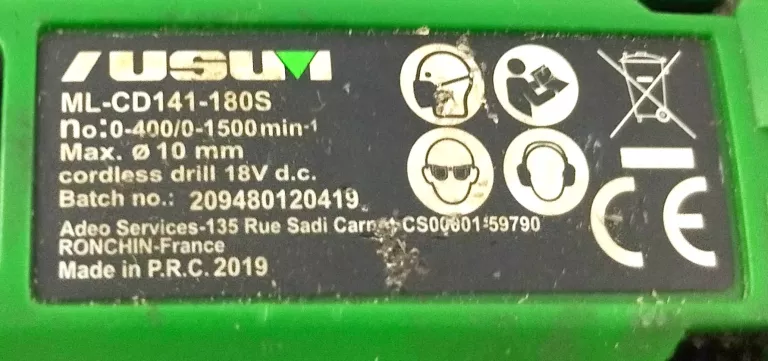 WKRĘTARKA USUI 18V ML-CD141-180S+WALIZKA