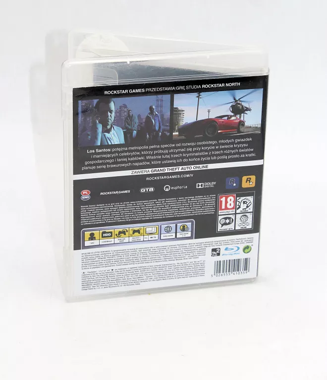 GRA NA KONSOLĘ PS3 GRAND THEFT AUTO V GTA V