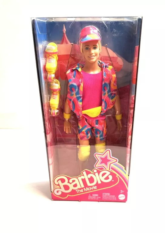 LALKA BABY BARBIE THE MOVIE KEN ROLLER SKATE