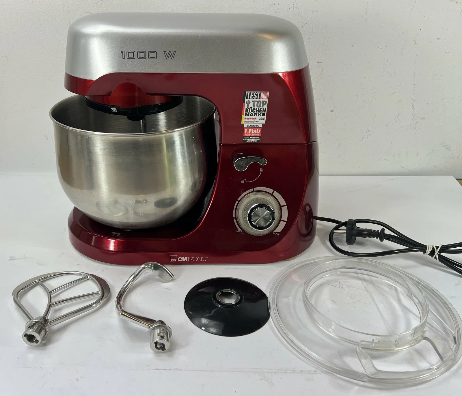 robot-kuchenny-clatronic-km-3709-1000-w-czerwony-moc-1000