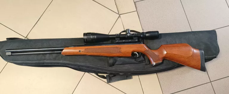 WIATRÓWKA AIR ARMS TX200 MK3 5,5MM BUKOWA + LUNETA HAWKE+ ETUI+ŚRUT FUTERA