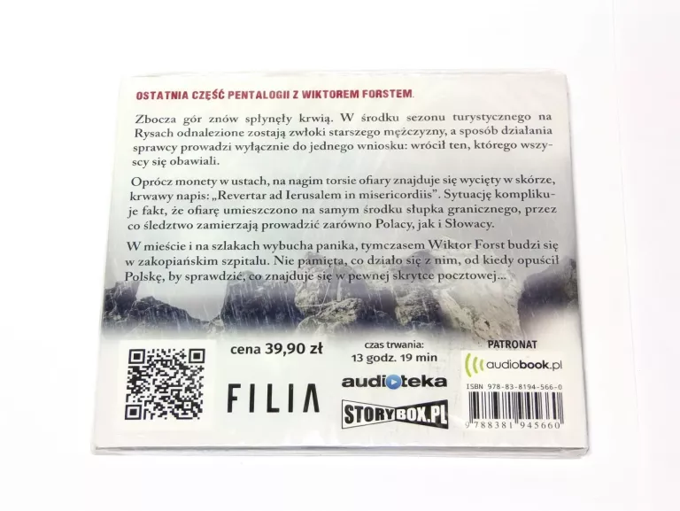 AUDIOBOOK CD MP3 REMIGIUSZ MRÓZ ZERWA