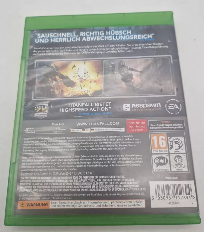 GRA XBOX ONE TITANFALL