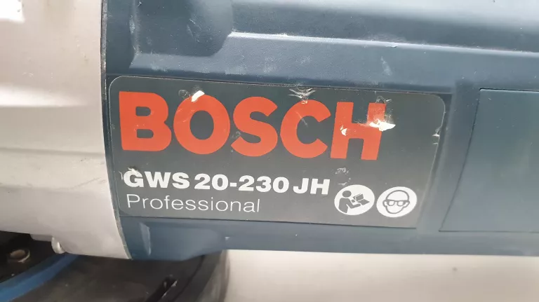SZLIFIERKA KĄTOWA BOSCH GWS 20-230 JH 230MM +OSŁONA PRZECIWPYŁOWA ODSYSAJĄ