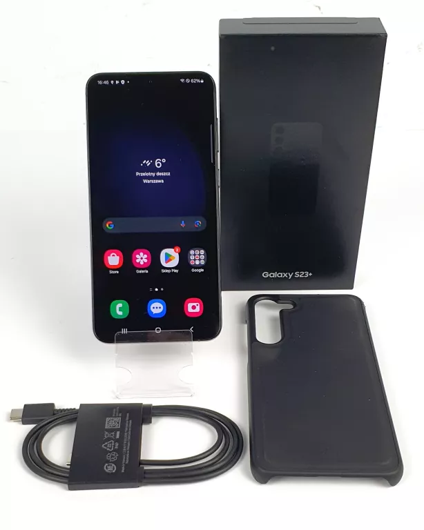 TELEFON SAMSUNG GALAXY S23+ 8/512 GB 5G CZARNY JAK NOWY